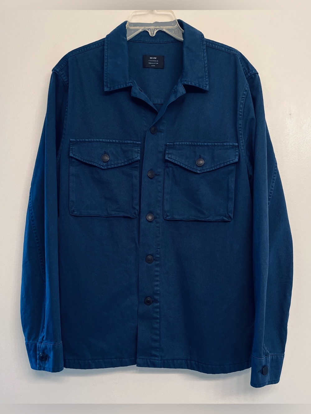 NEUW Denim  Utility Denim Shirt Jacket - Indigo Blue sz.M
